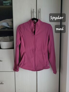 Spyder Women’s Magenta Full-Zip Softshell Jacket